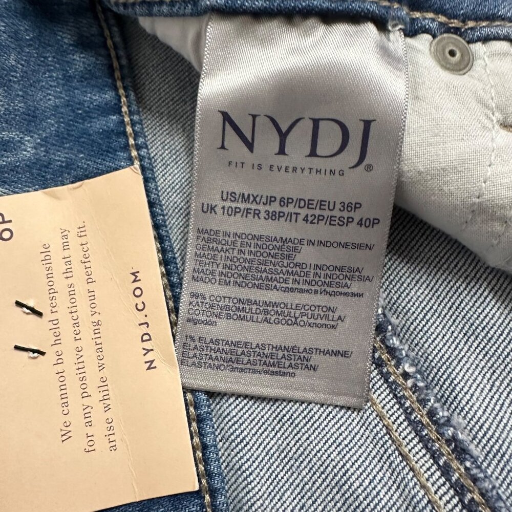 NYDJ Women's Size 6P Quinta 5 Pocket Stretch Denim Jean Skirt - Picture 4 of 6